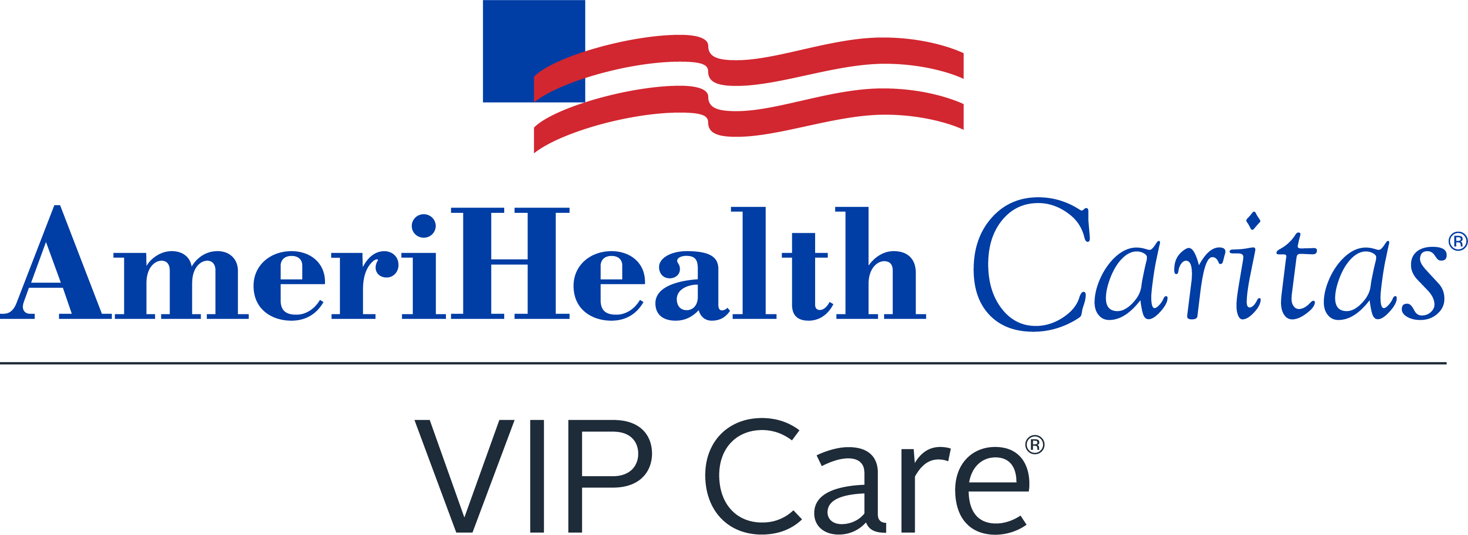 AmeriHealth Caritas logo VIP Care logo
